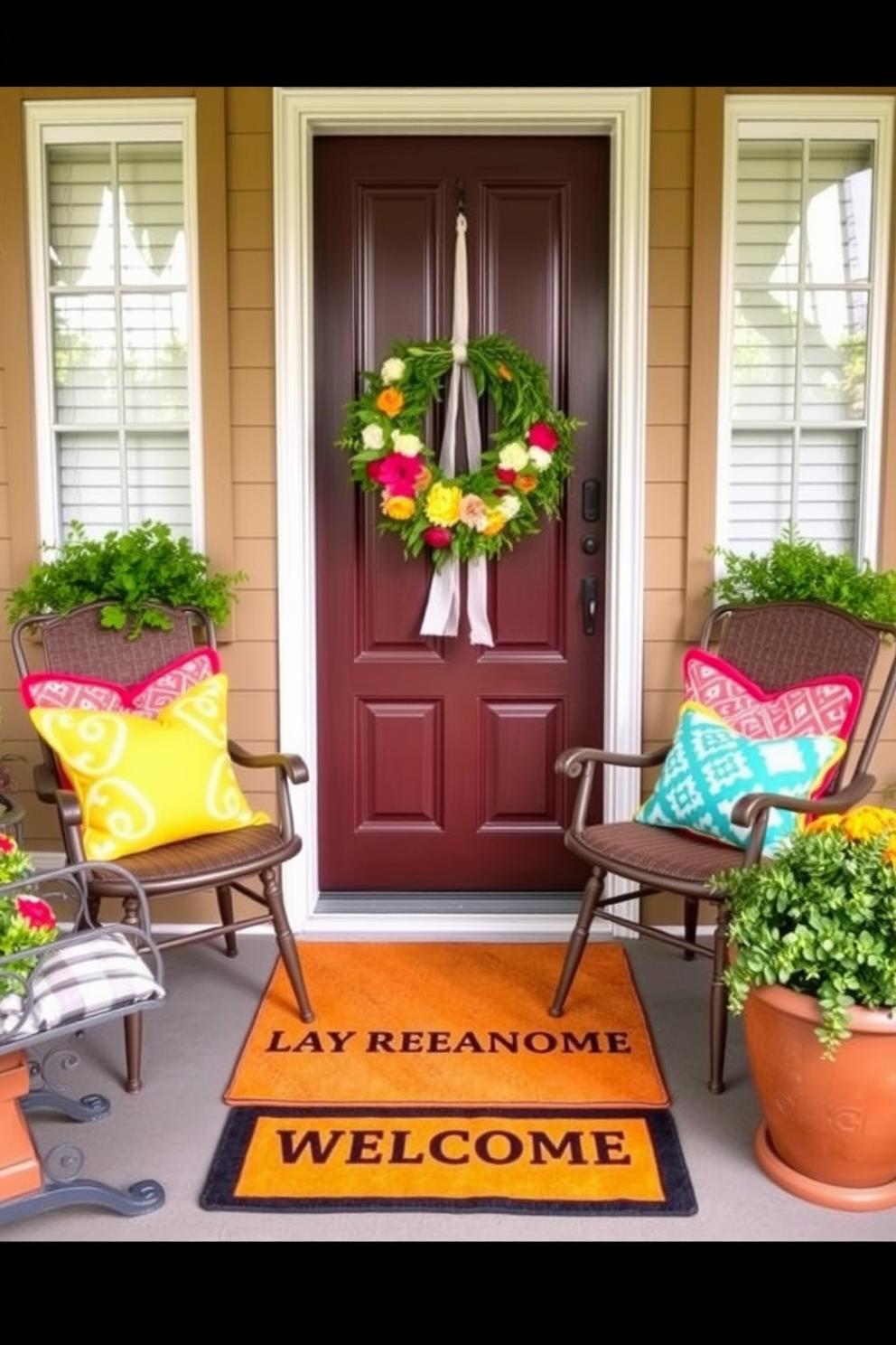 Spring Front Door Decorating Ideas 26