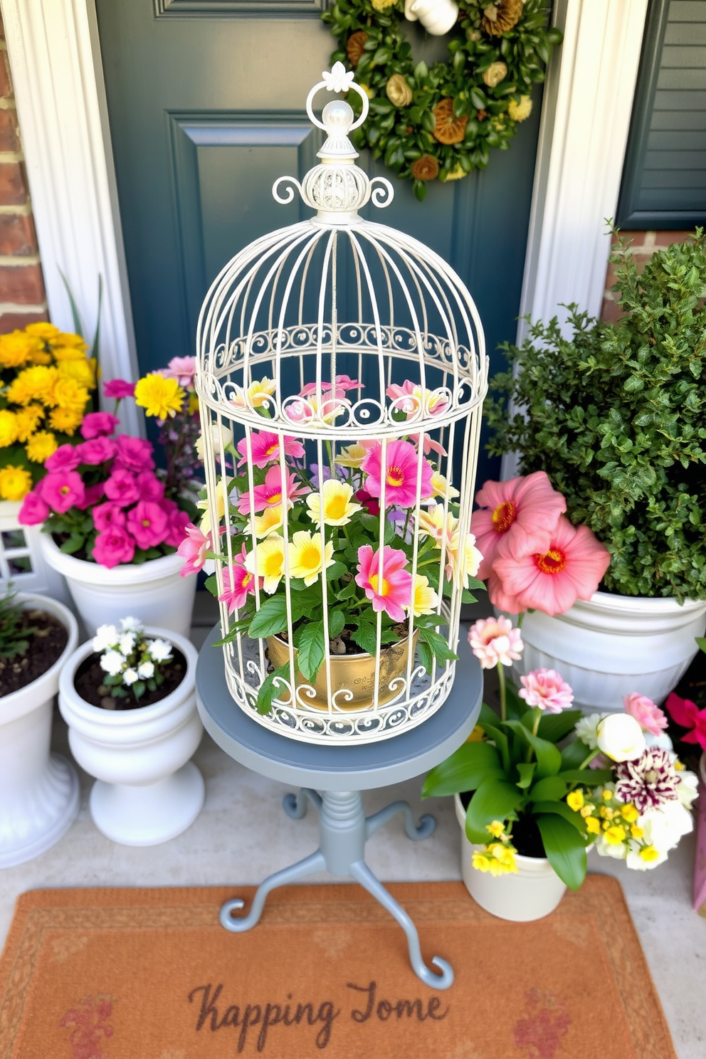 Spring Front Door Decorating Ideas 27