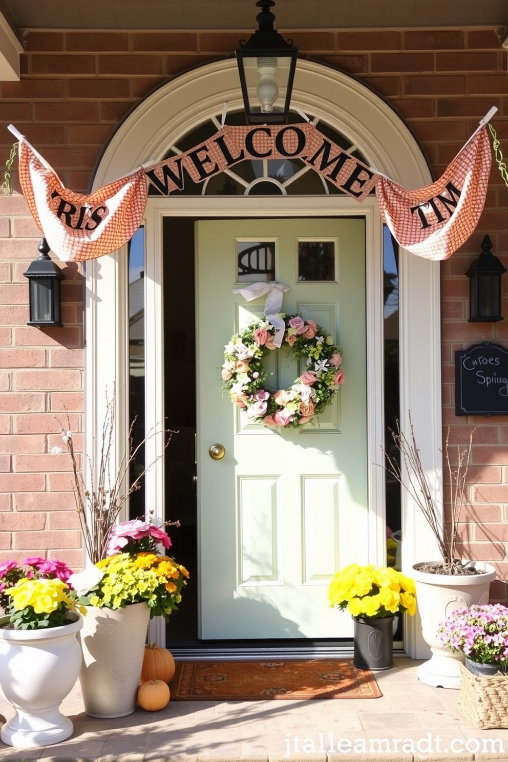 Spring Front Door Decorating Ideas 28