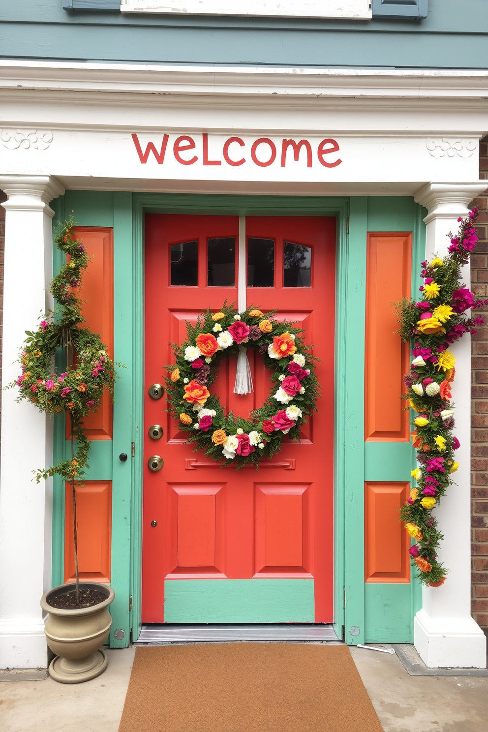 Spring Front Door Decorating Ideas 7