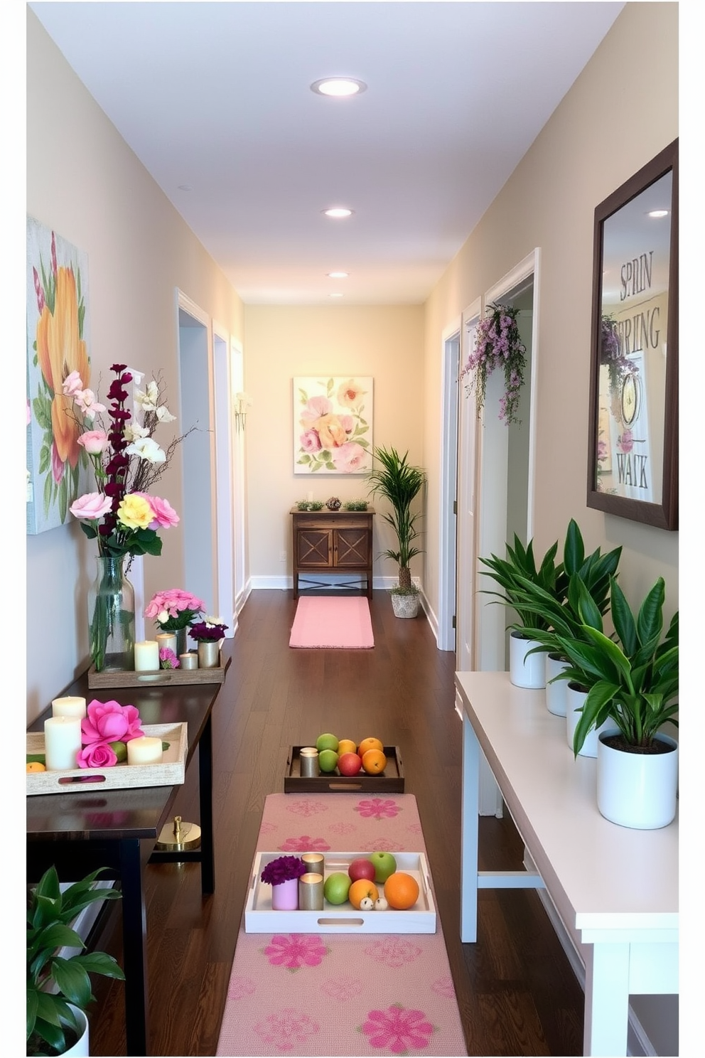 Spring Hallway Decorating Ideas 13