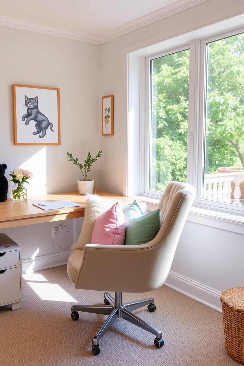 Spring Home Office Decorating Ideas 16