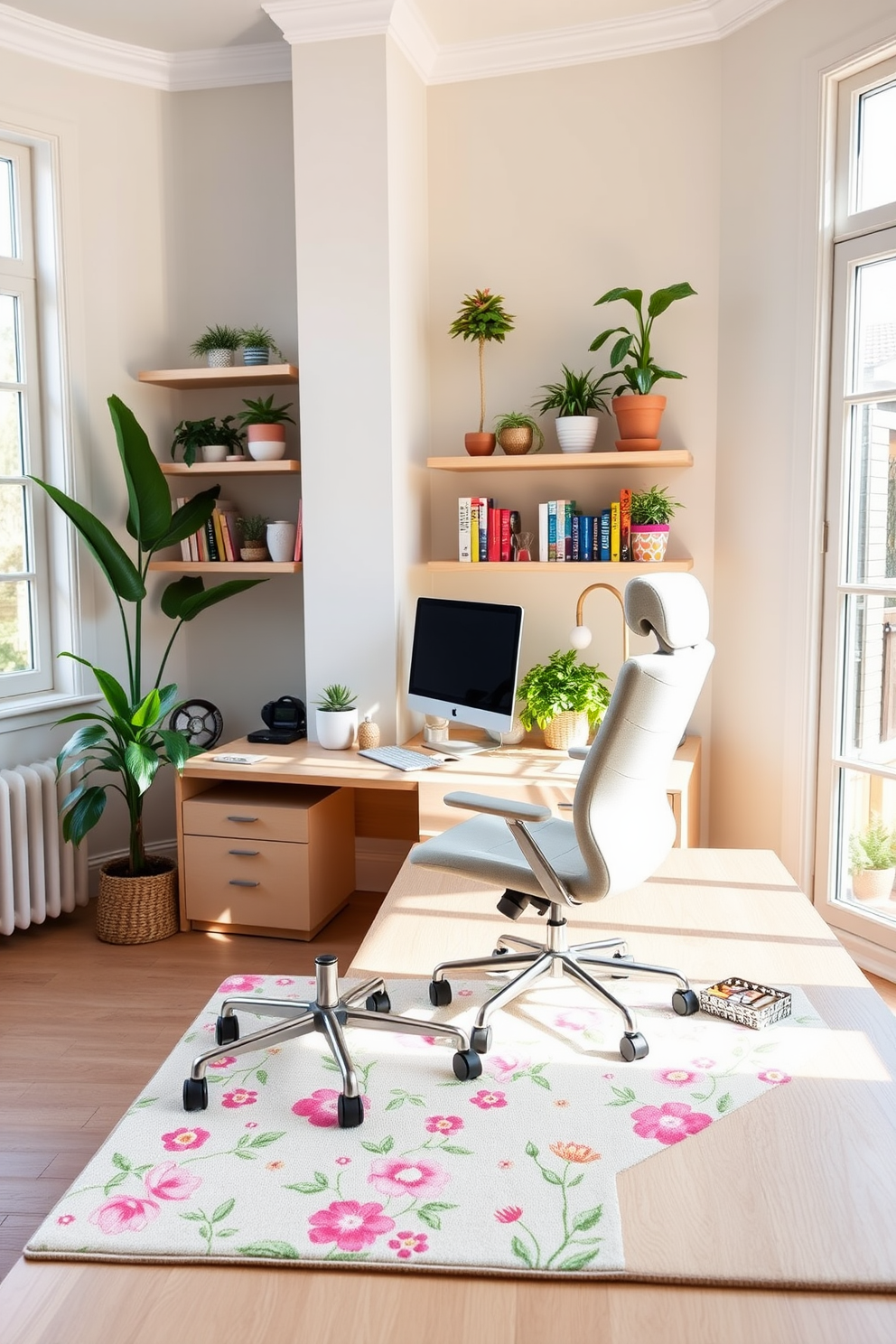 Spring Home Office Decorating Ideas 20