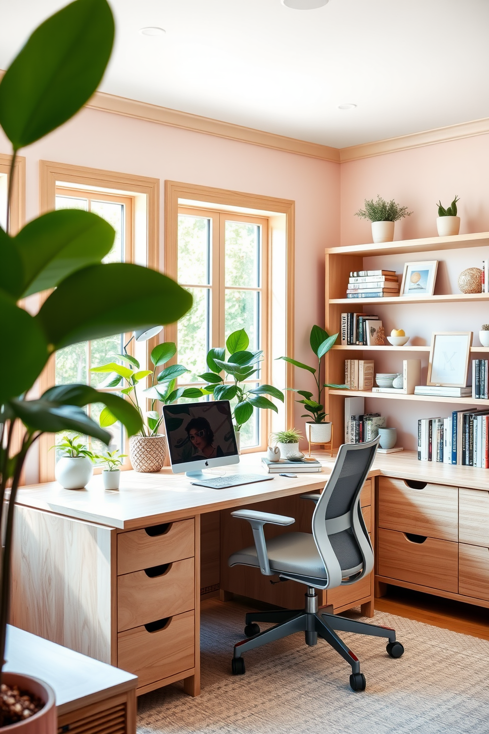 Spring Home Office Decorating Ideas 24