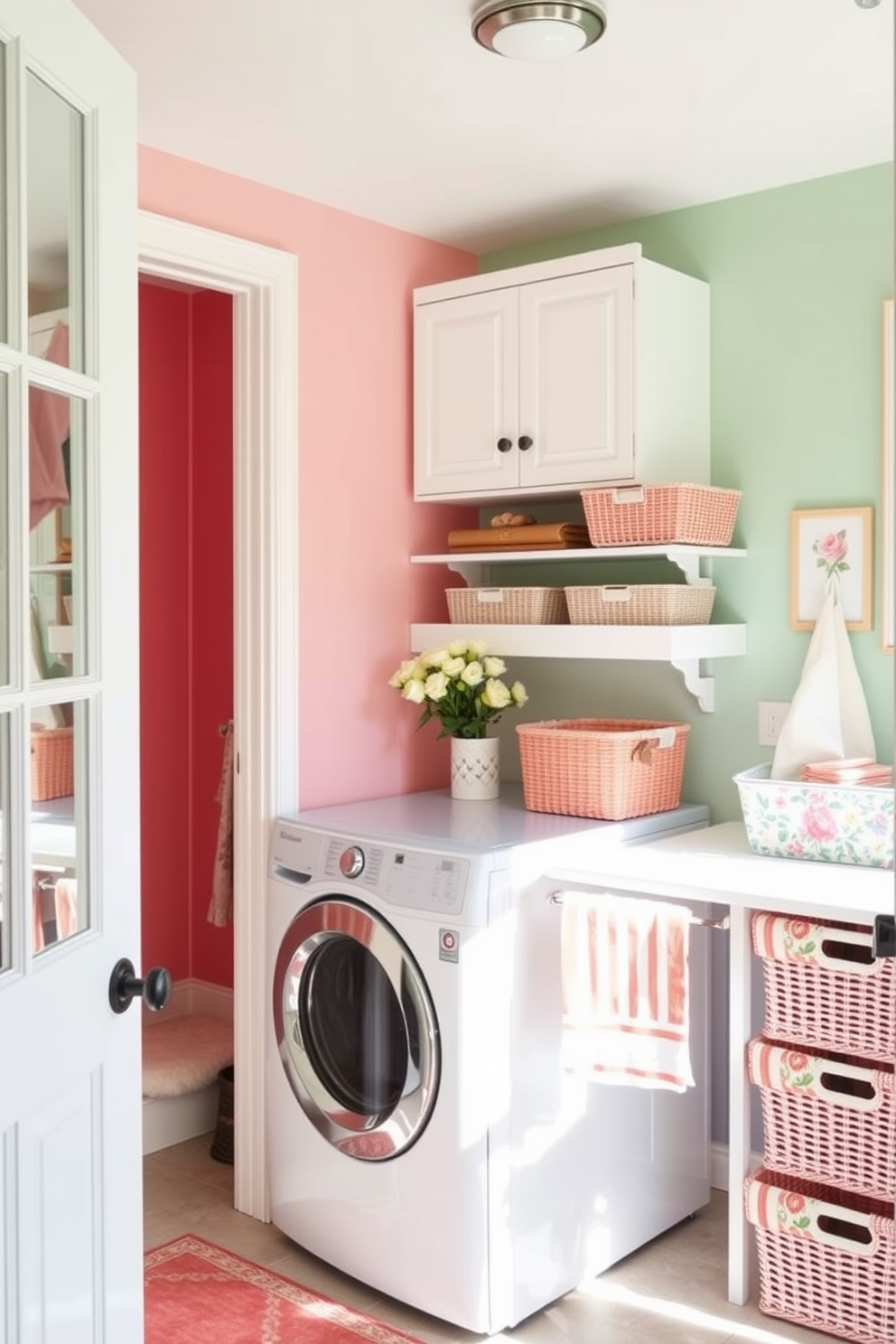 Spring Laundry Room Decorating Ideas 1