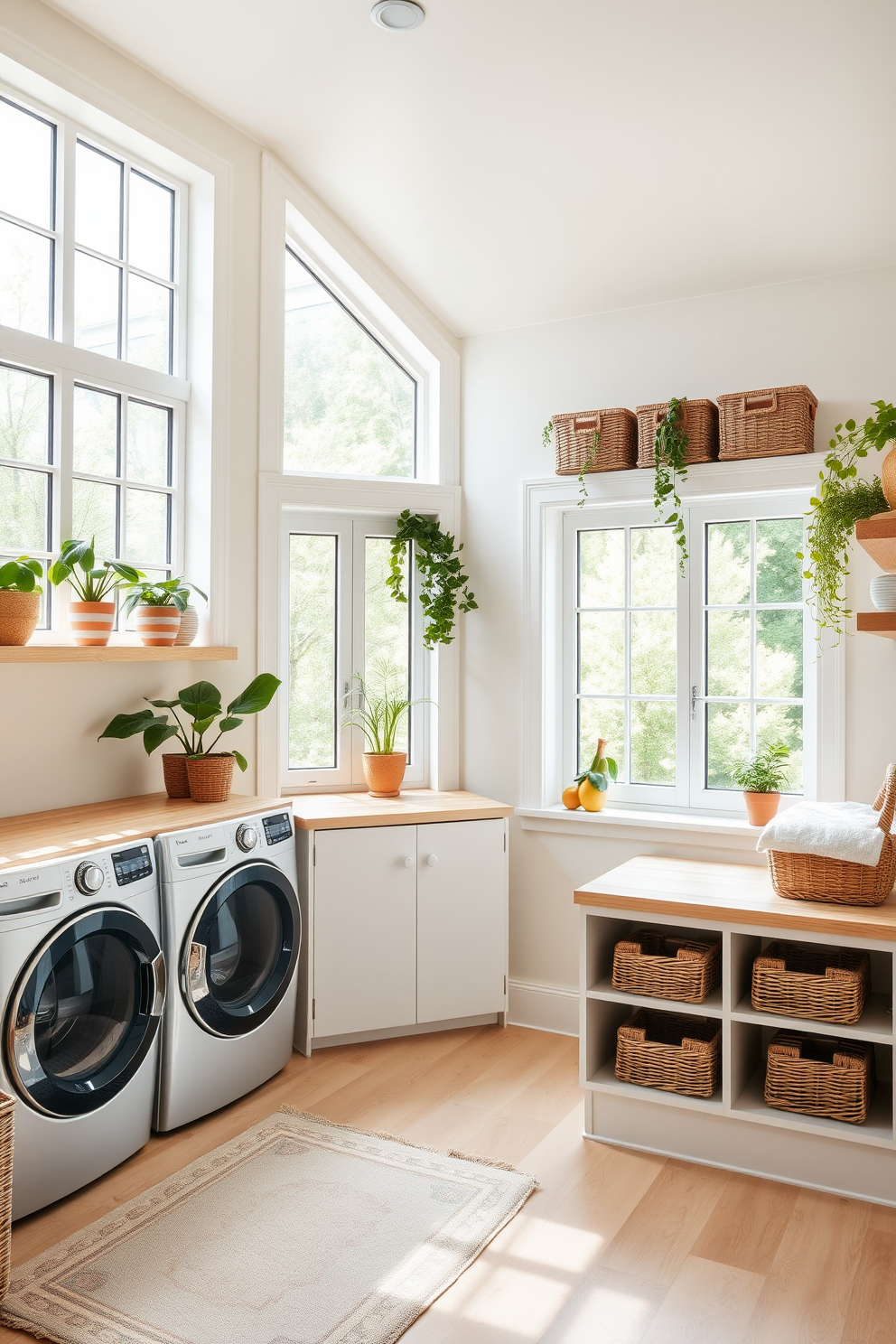 Spring Laundry Room Decorating Ideas 10