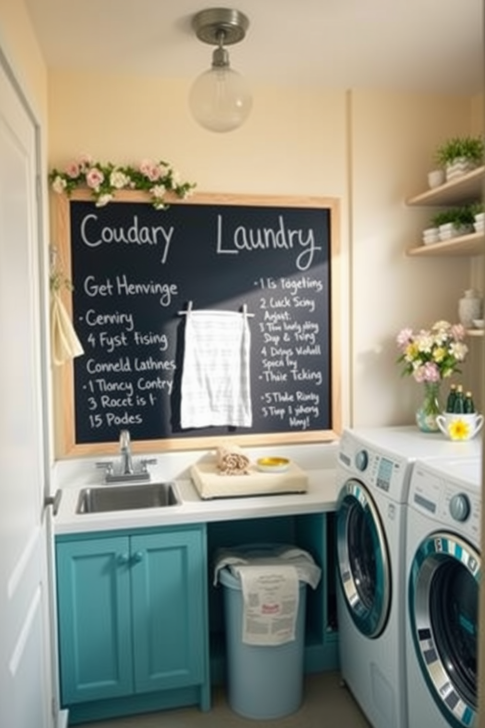 Spring Laundry Room Decorating Ideas 12