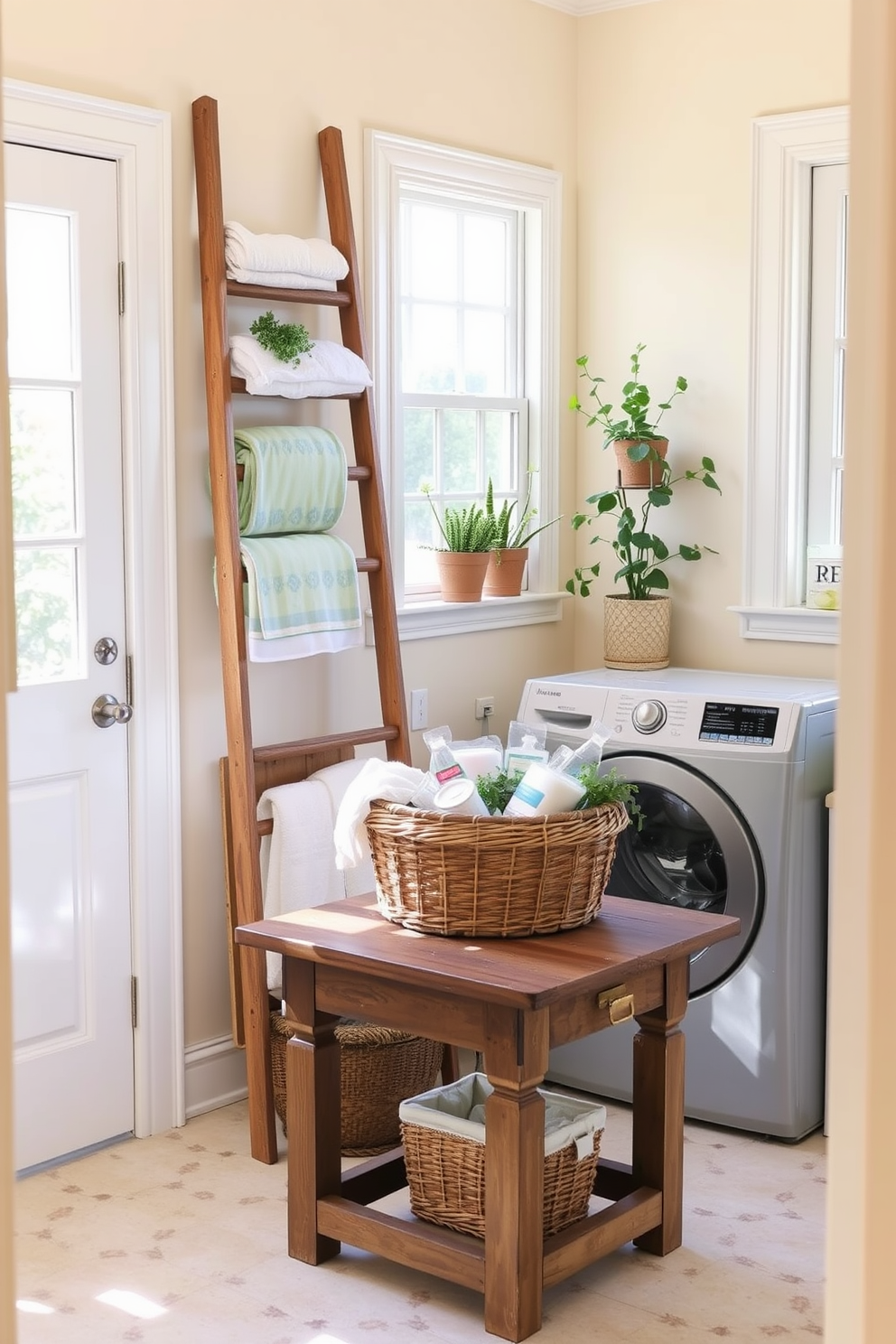 Spring Laundry Room Decorating Ideas 14