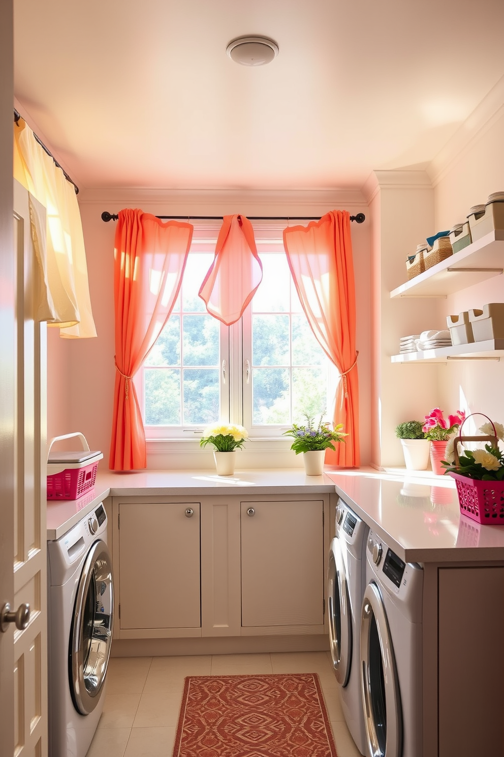 Spring Laundry Room Decorating Ideas 18