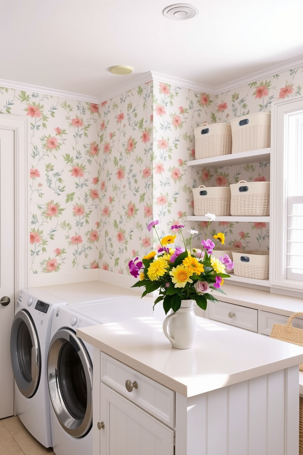 Spring Laundry Room Decorating Ideas 2