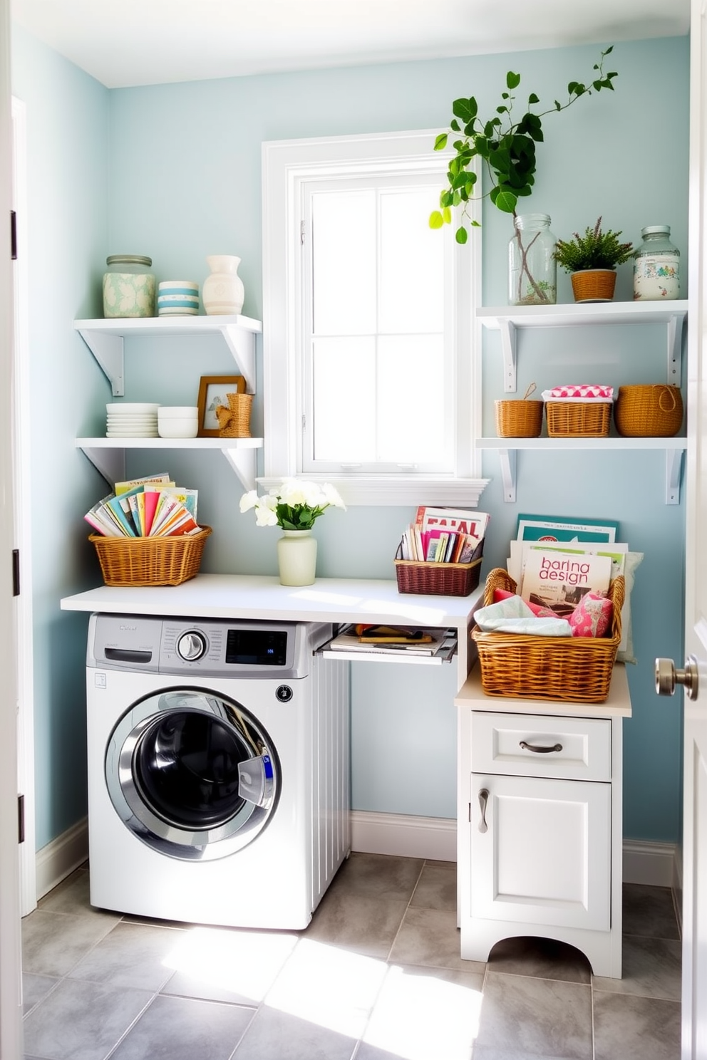 Spring Laundry Room Decorating Ideas 25