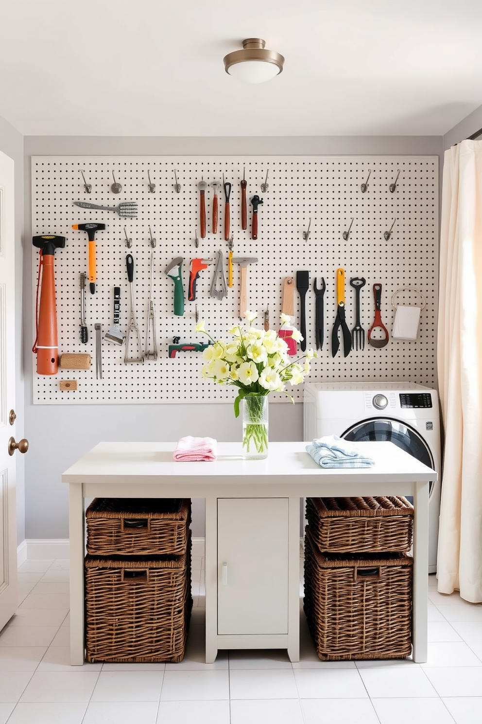 Spring Laundry Room Decorating Ideas 26