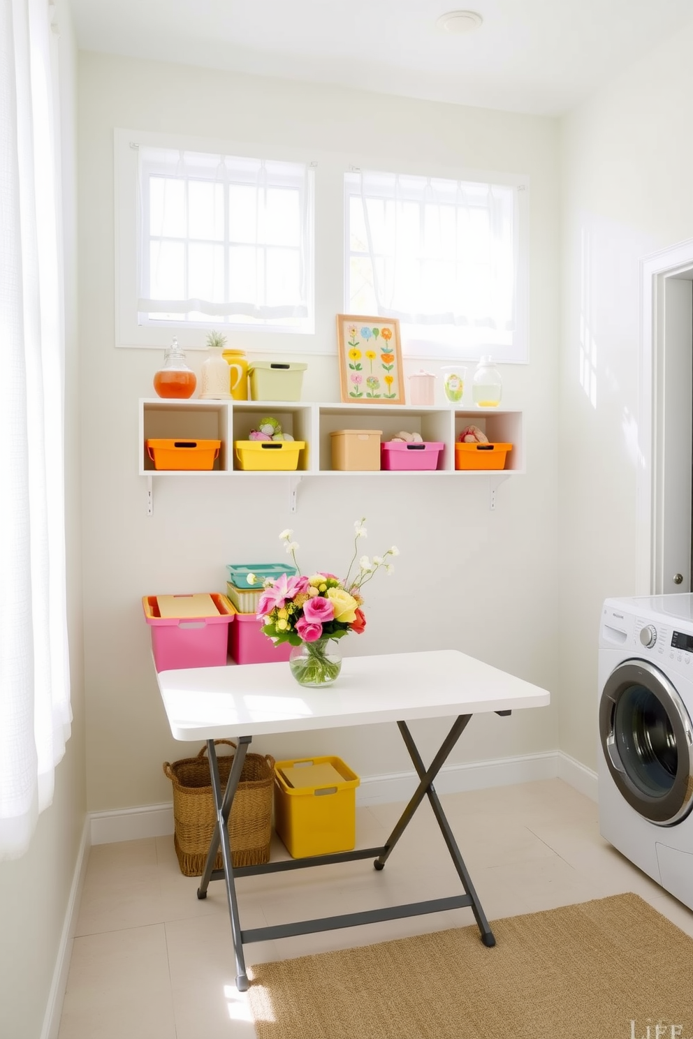 Spring Laundry Room Decorating Ideas 30