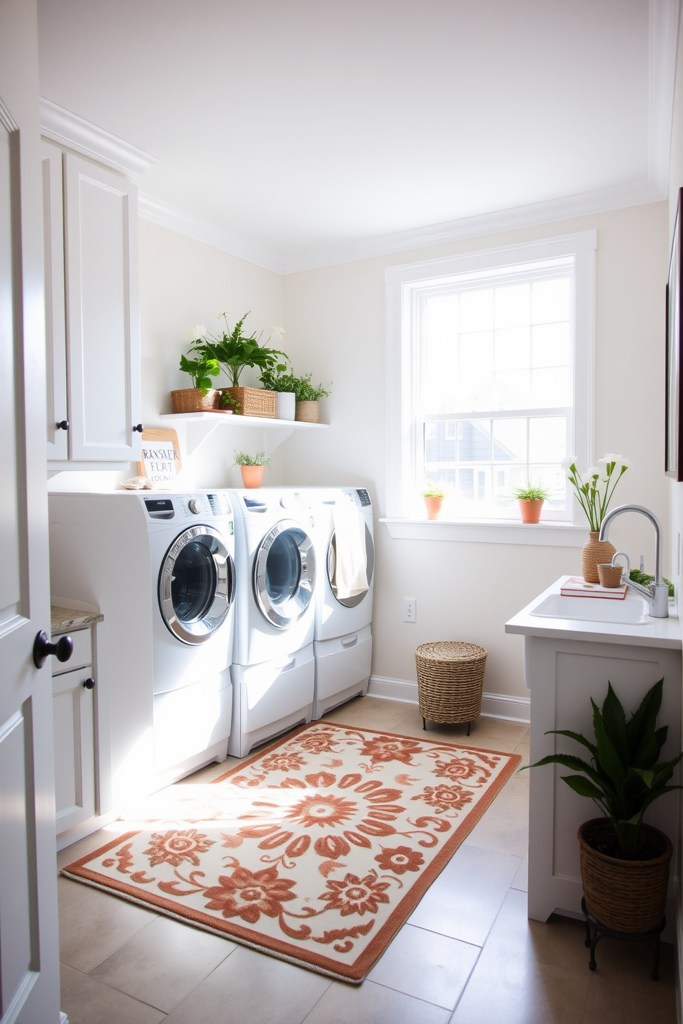 Spring Laundry Room Decorating Ideas 8