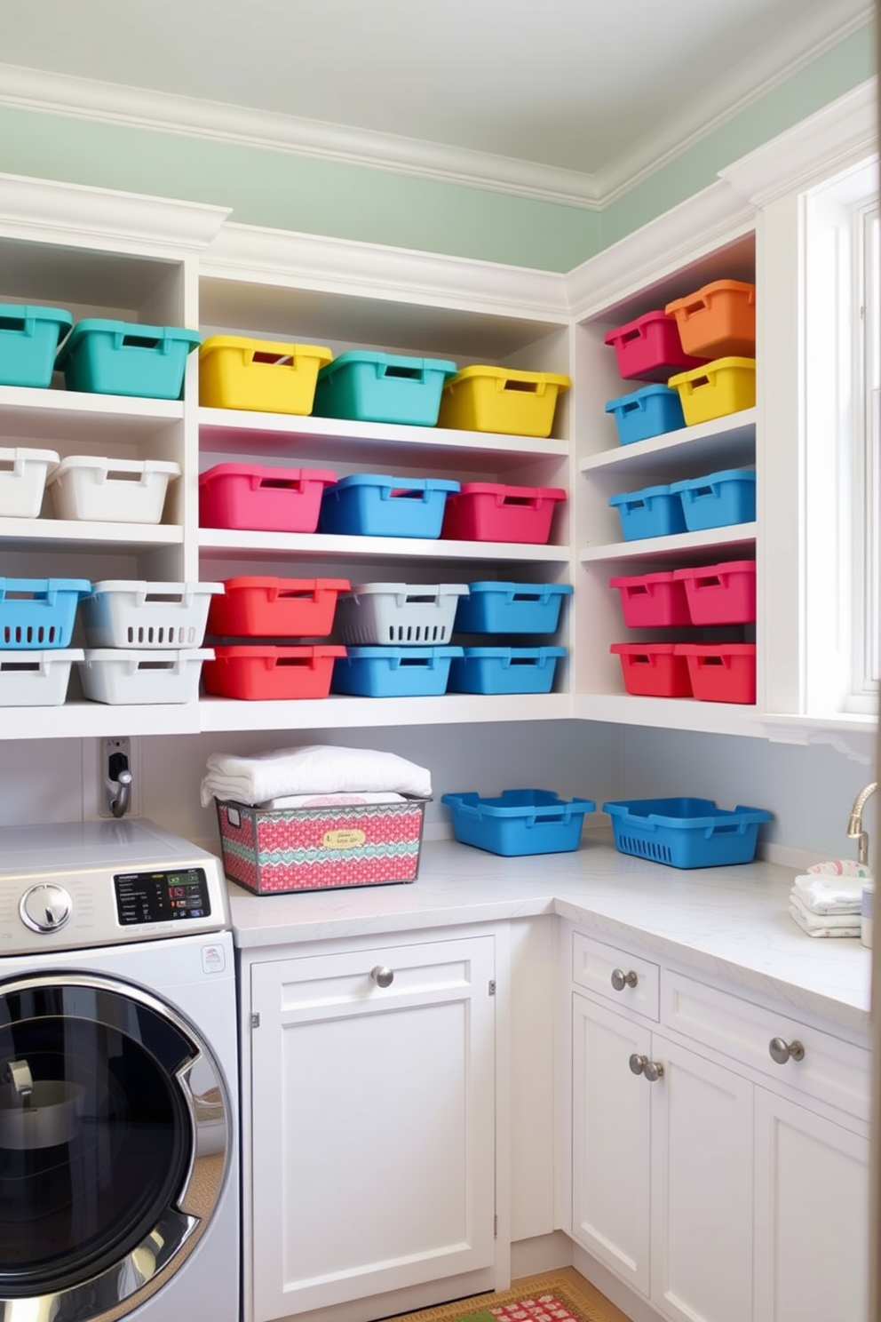 Spring Laundry Room Decorating Ideas 9