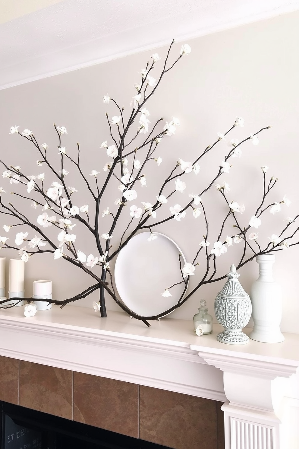 Spring Mantel Decorating Ideas 21