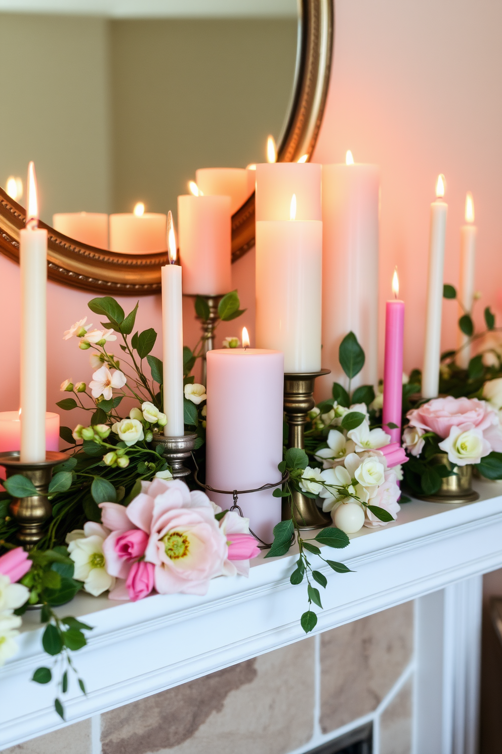 Spring Mantel Decorating Ideas 6