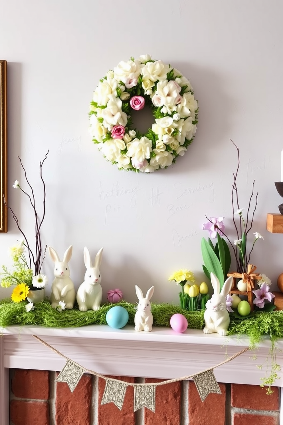 Spring Mantel Decorating Ideas 7