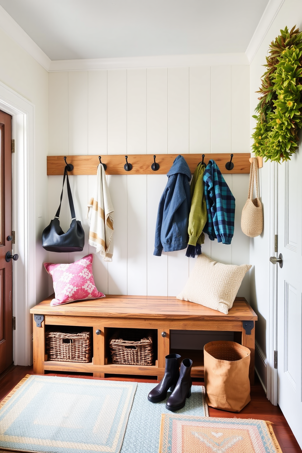 Spring Mudroom Decorating Ideas 1