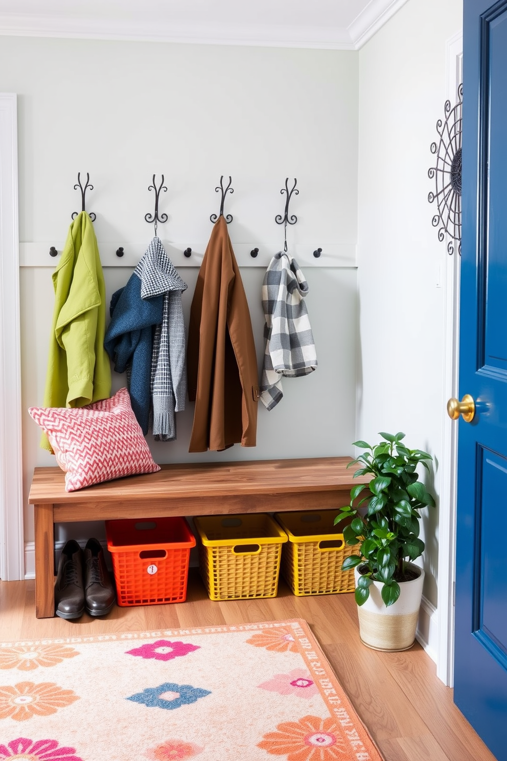 Spring Mudroom Decorating Ideas 11