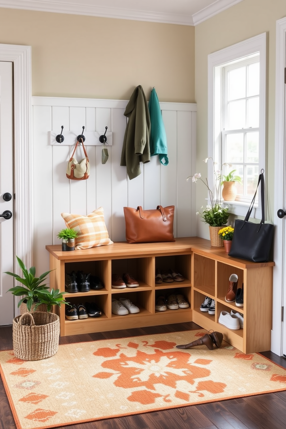 Spring Mudroom Decorating Ideas 13