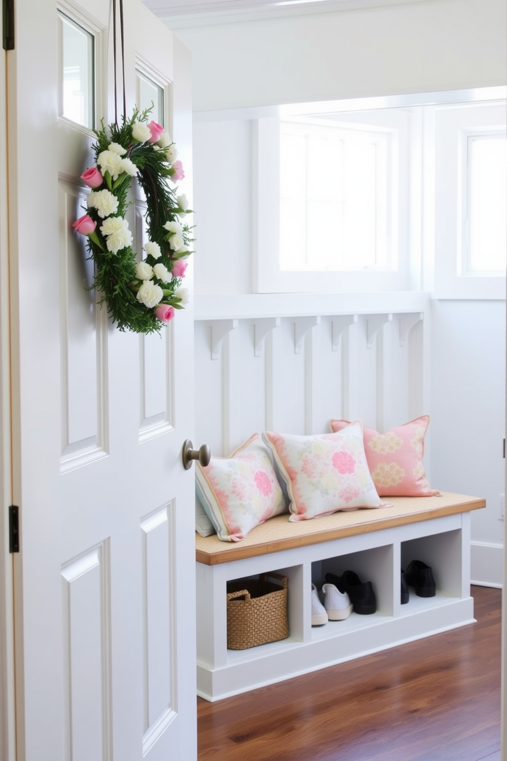 Spring Mudroom Decorating Ideas 17