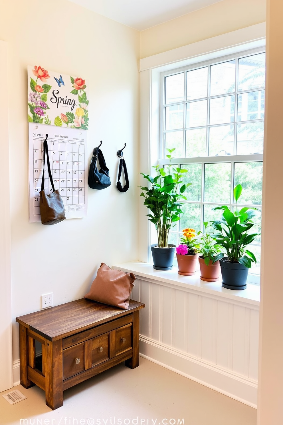 Spring Mudroom Decorating Ideas 24