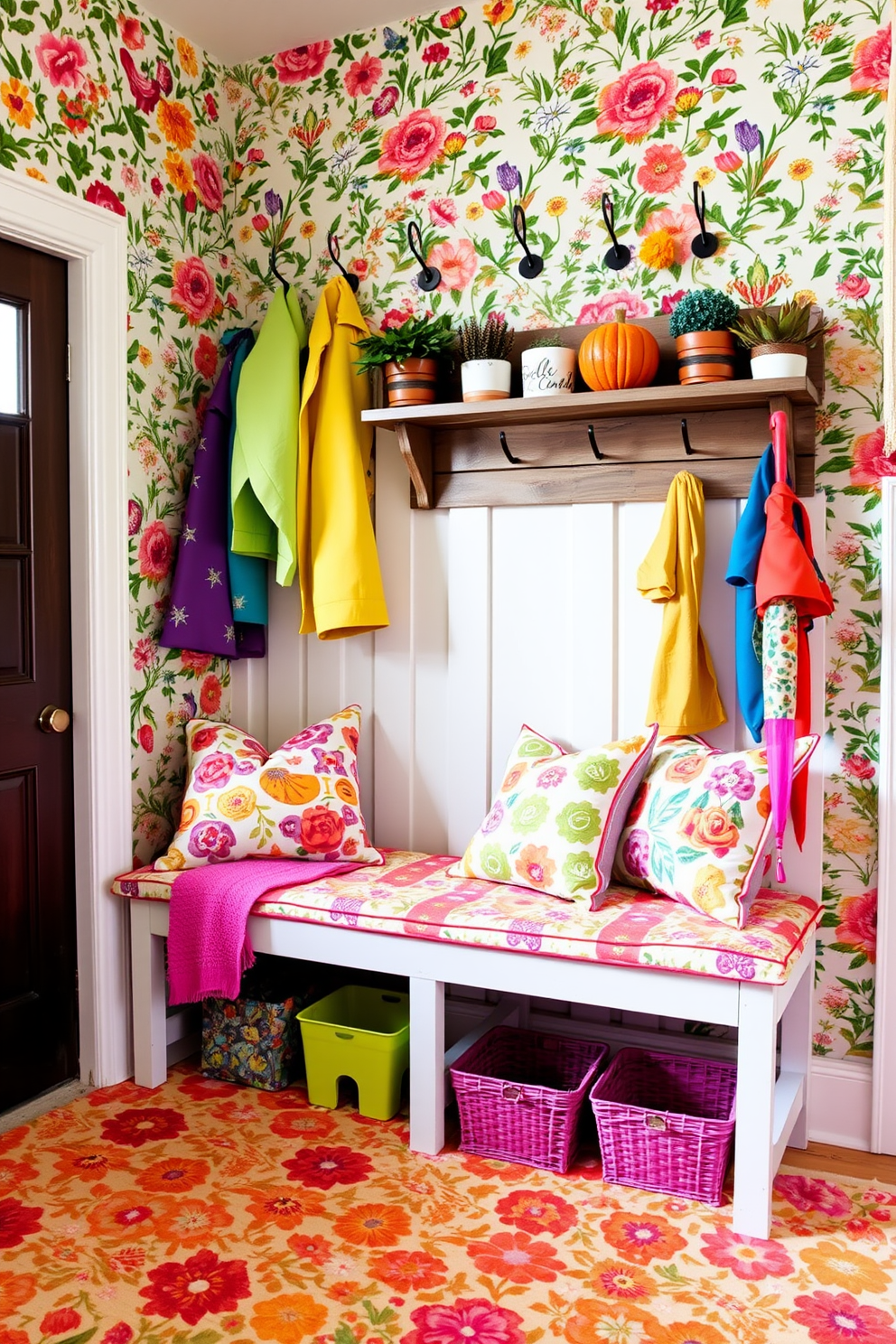 Spring Mudroom Decorating Ideas 26