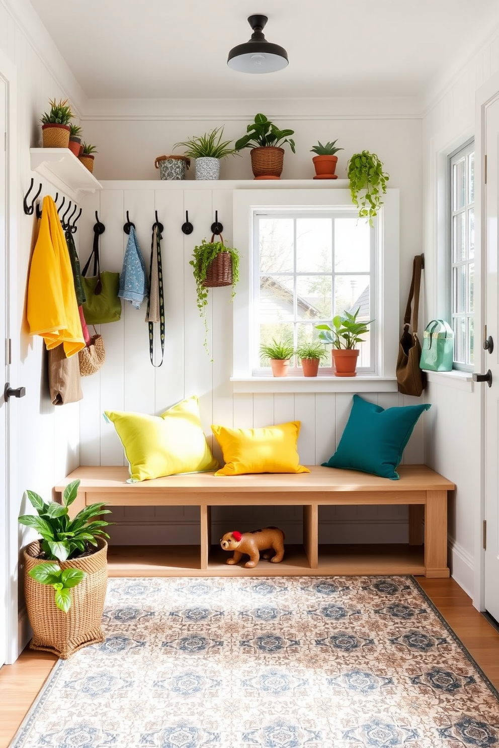 Spring Mudroom Decorating Ideas 27