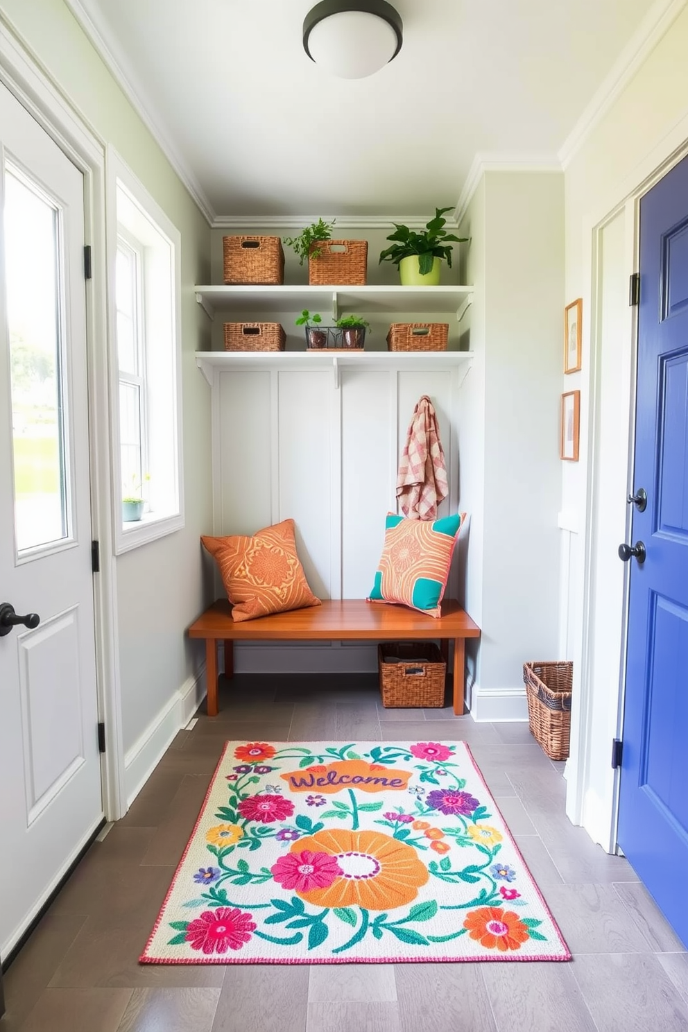 Spring Mudroom Decorating Ideas 4