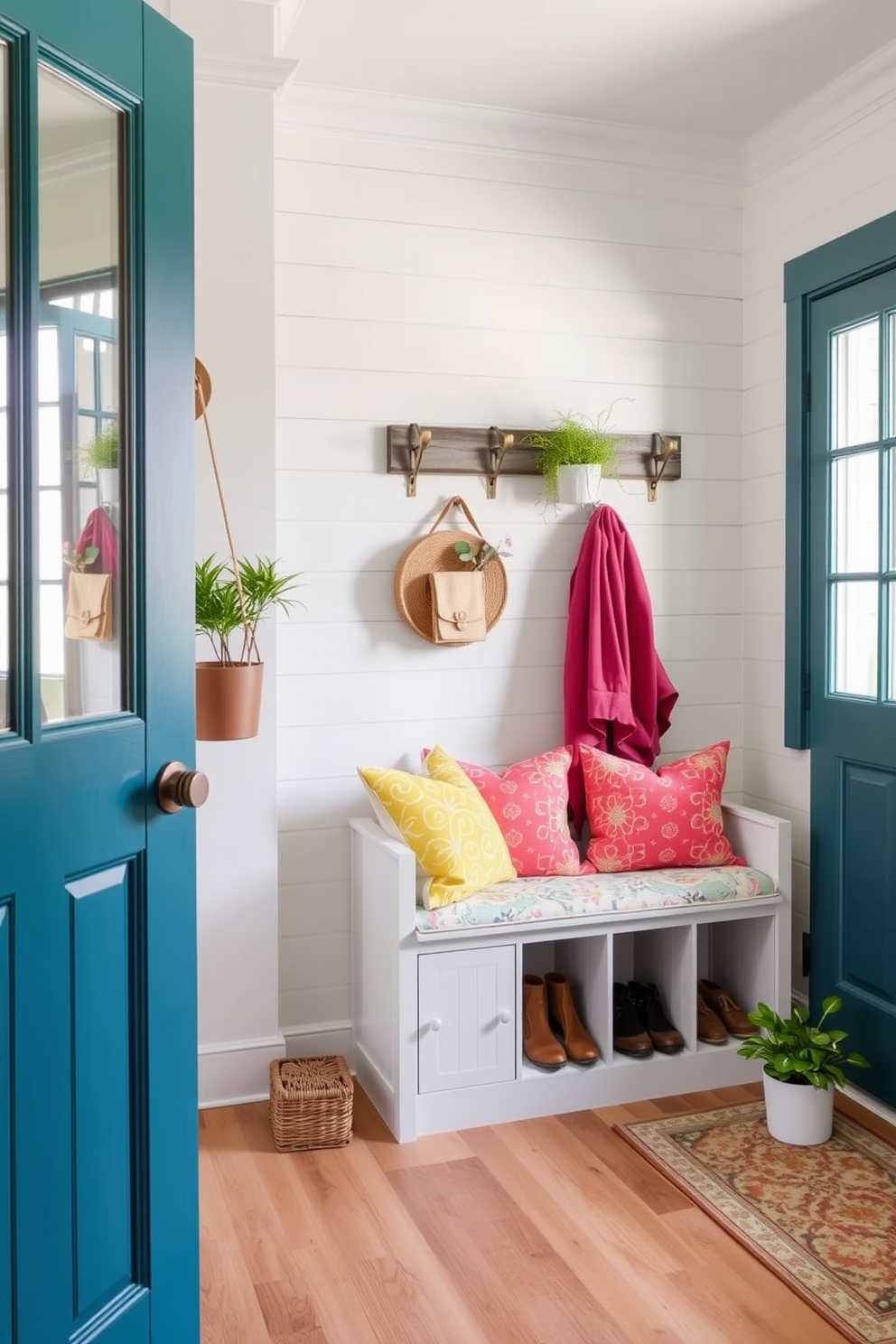 Spring Mudroom Decorating Ideas 6