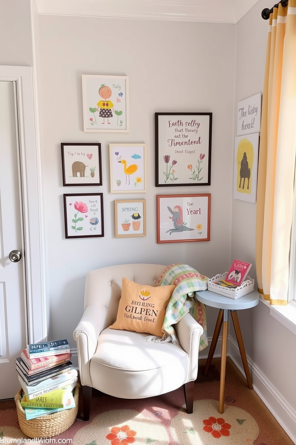 Spring Reading Nook Decorating Ideas 11