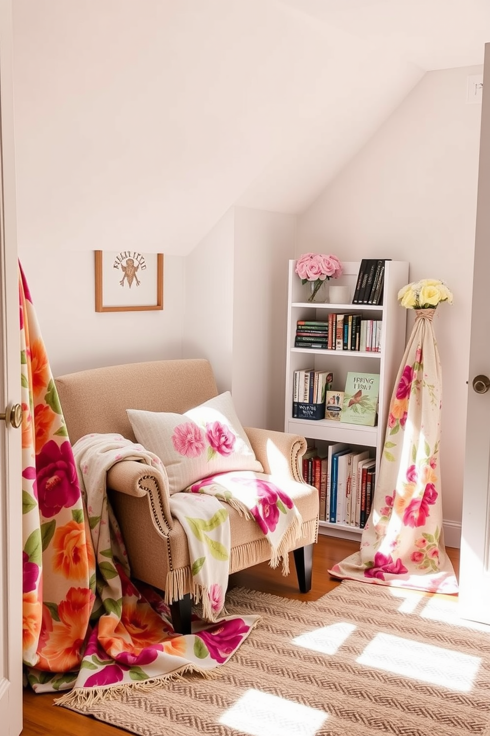 Spring Reading Nook Decorating Ideas 26