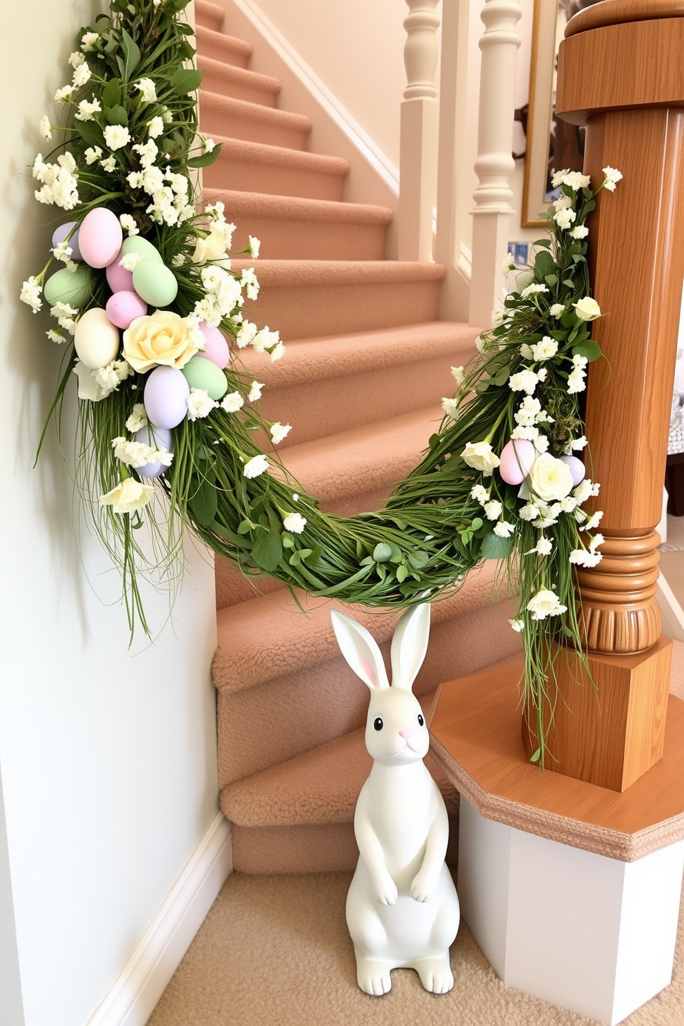 Spring Staircase Decorating Ideas 11