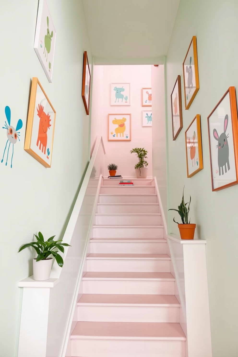 Spring Staircase Decorating Ideas 16