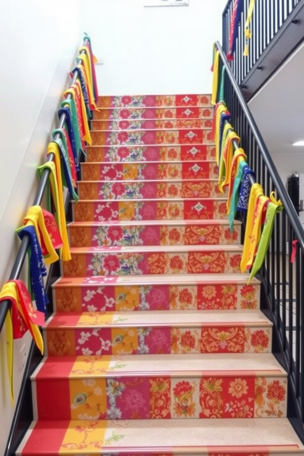 Spring Staircase Decorating Ideas 29