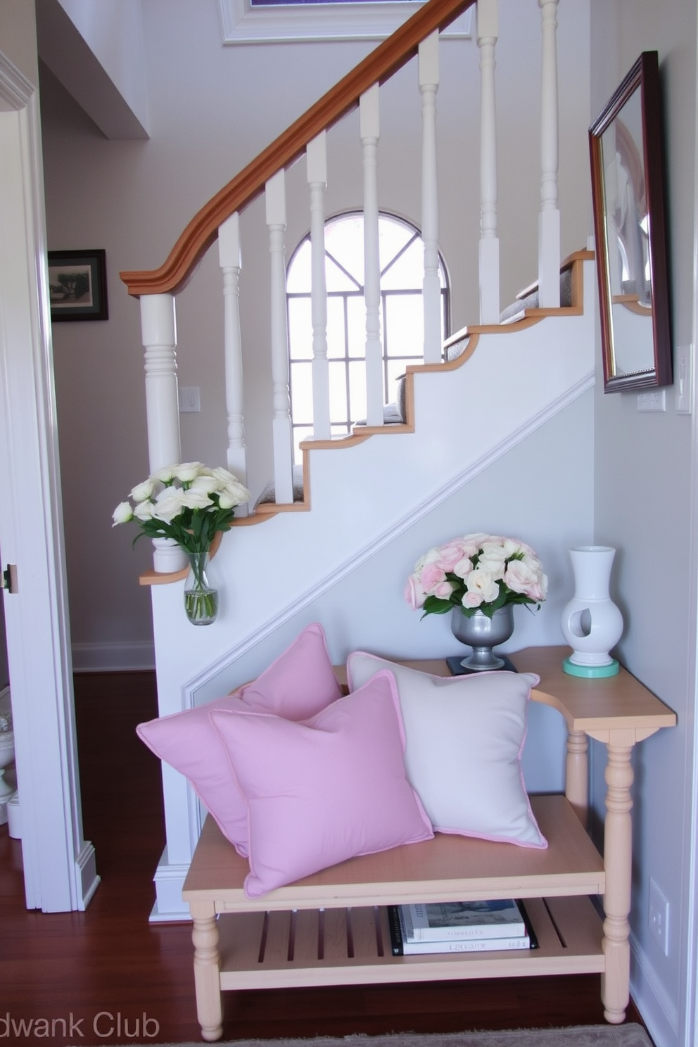 Spring Staircase Decorating Ideas 6