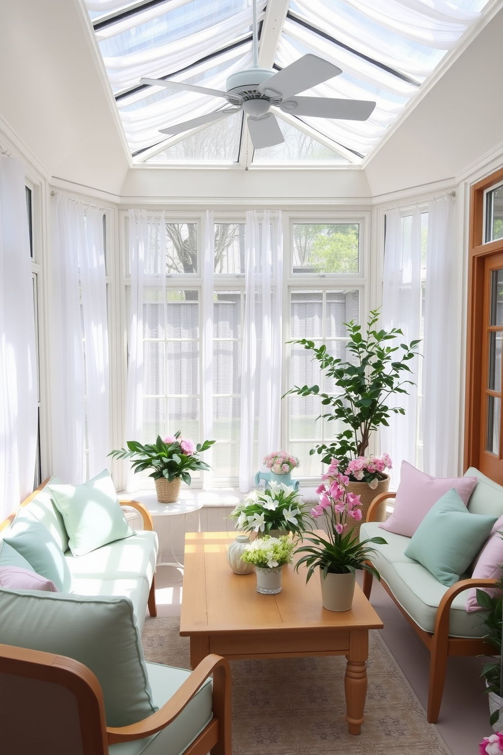 Spring Sunroom Decorating Ideas 10