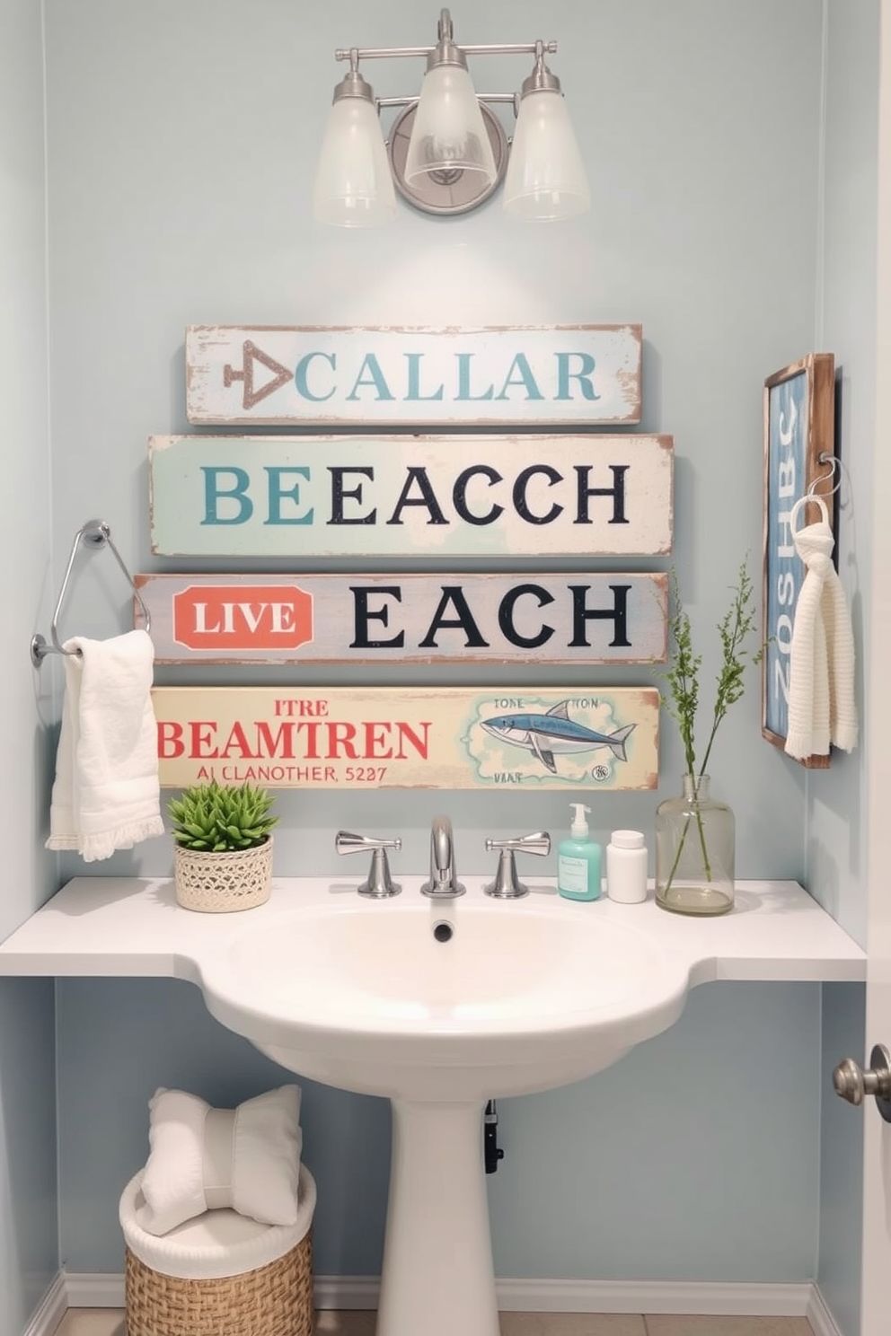 Summer Bathroom Decorating Ideas 13