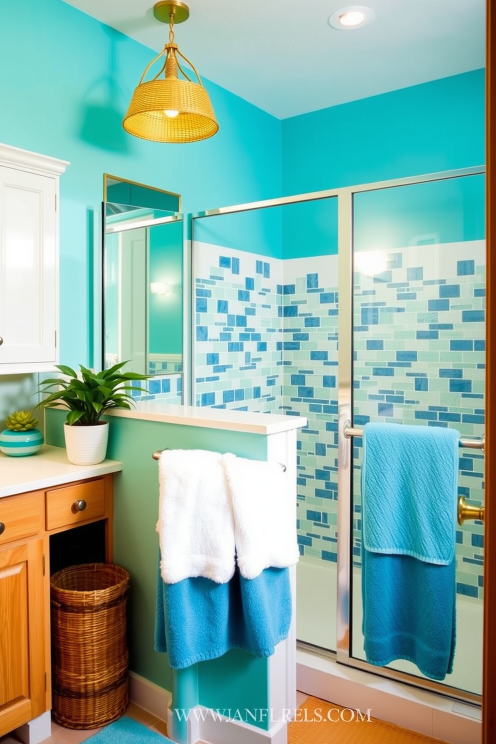 Summer Bathroom Decorating Ideas 23