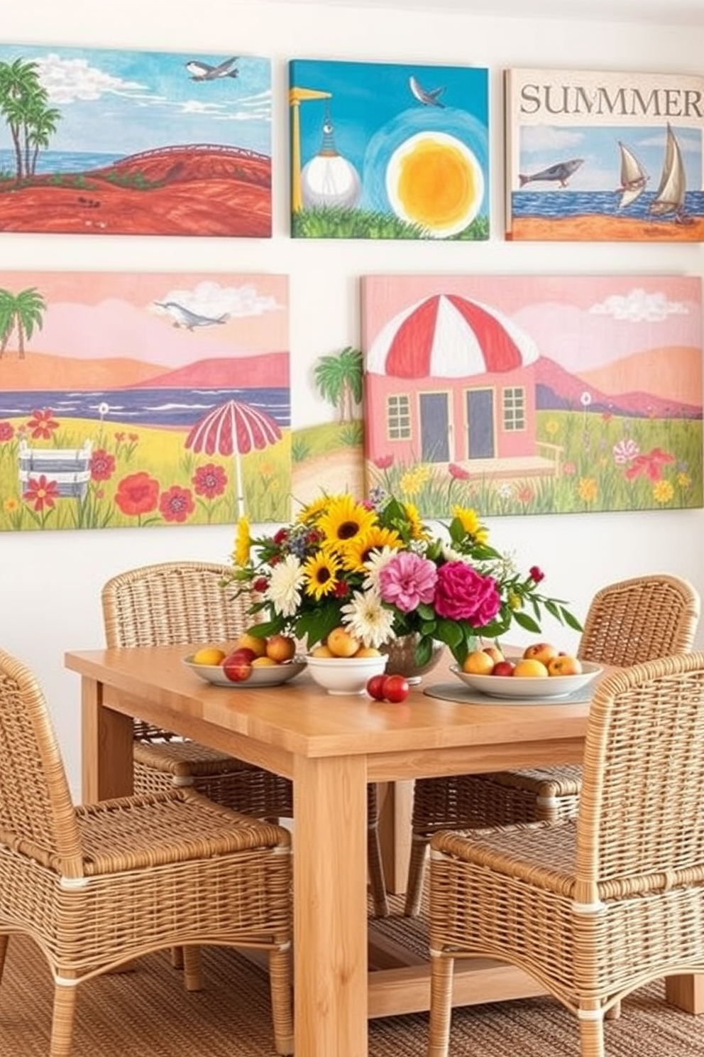 Summer Dining Room Decorating Ideas 16