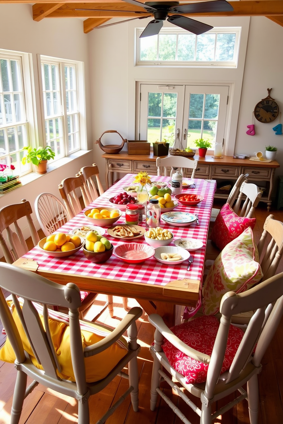 Summer Dining Room Decorating Ideas 23