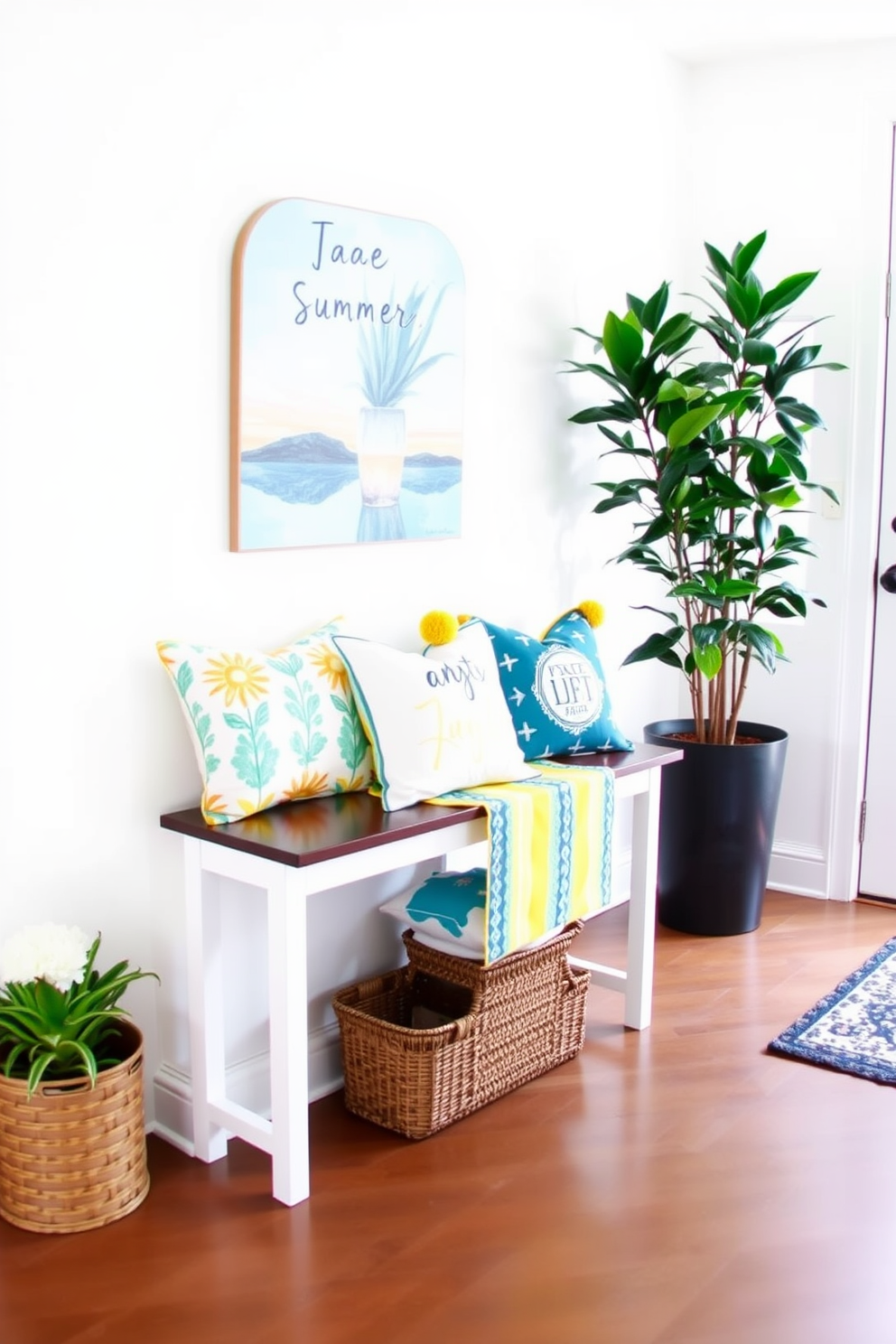 Summer Entryway Decorating Ideas 11