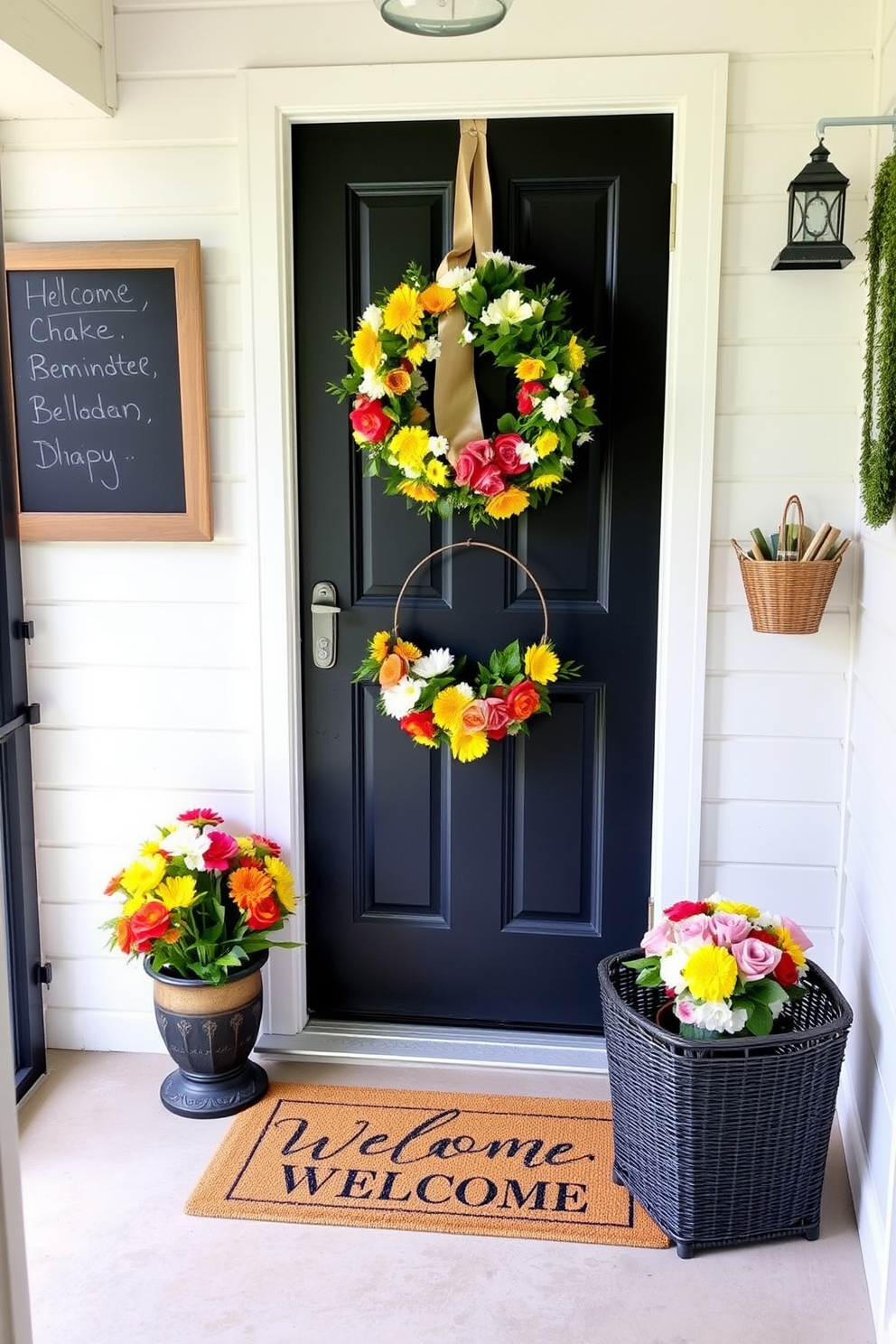 Summer Entryway Decorating Ideas 16