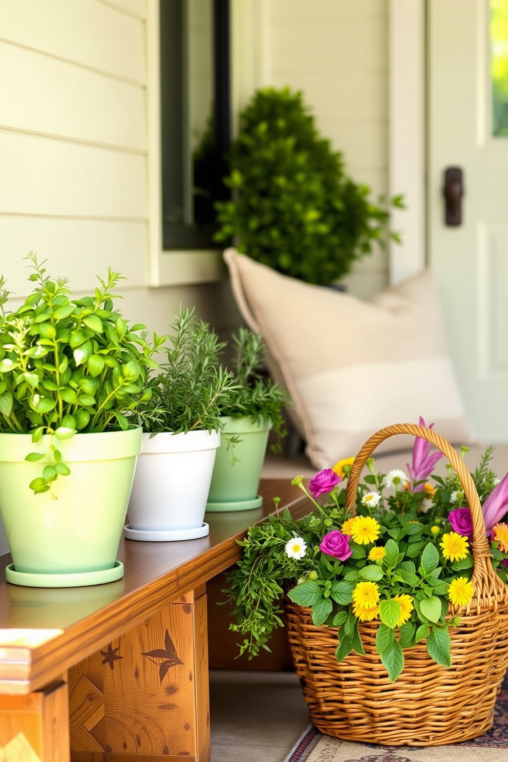 Summer Entryway Decorating Ideas 23