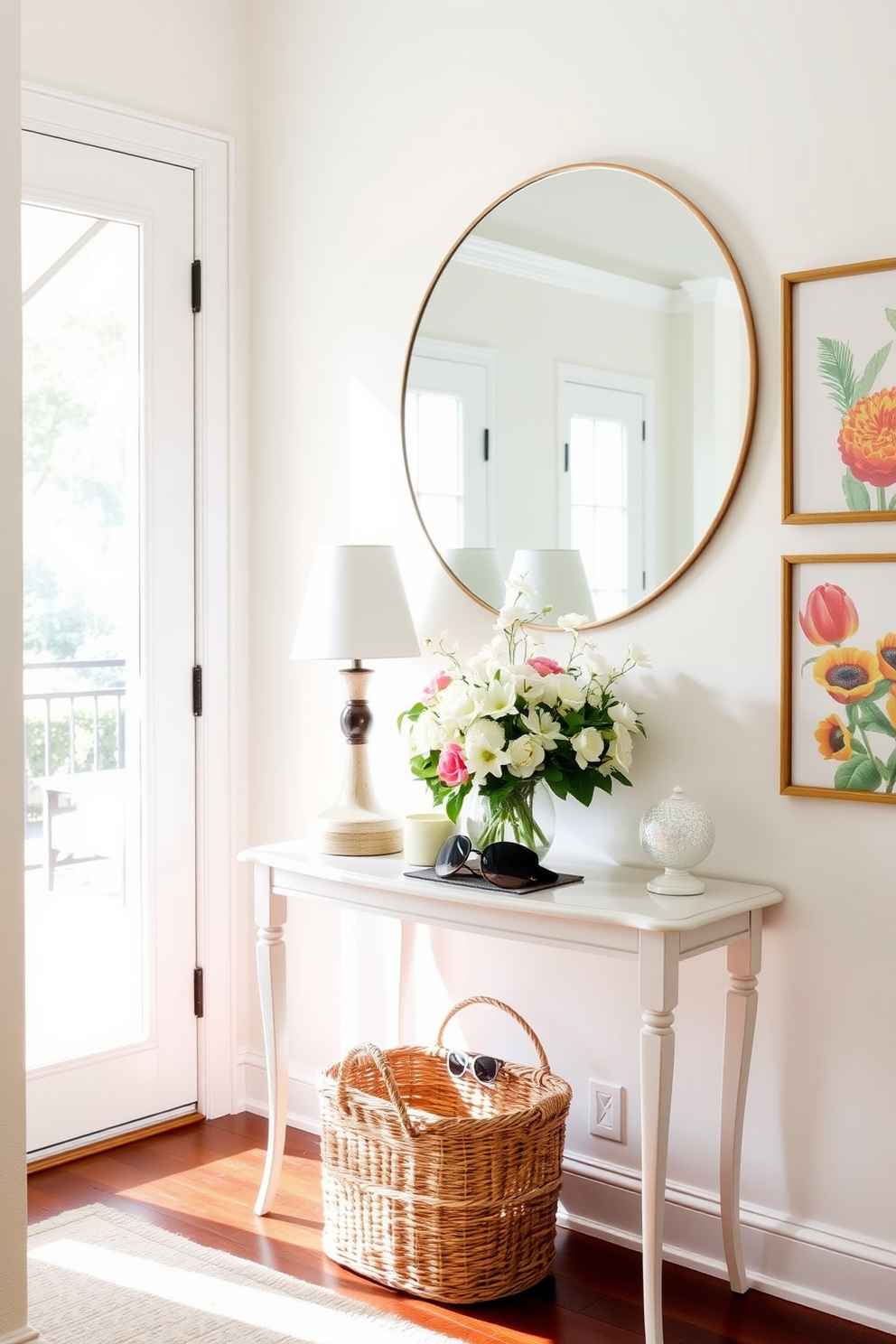 Summer Entryway Decorating Ideas 7