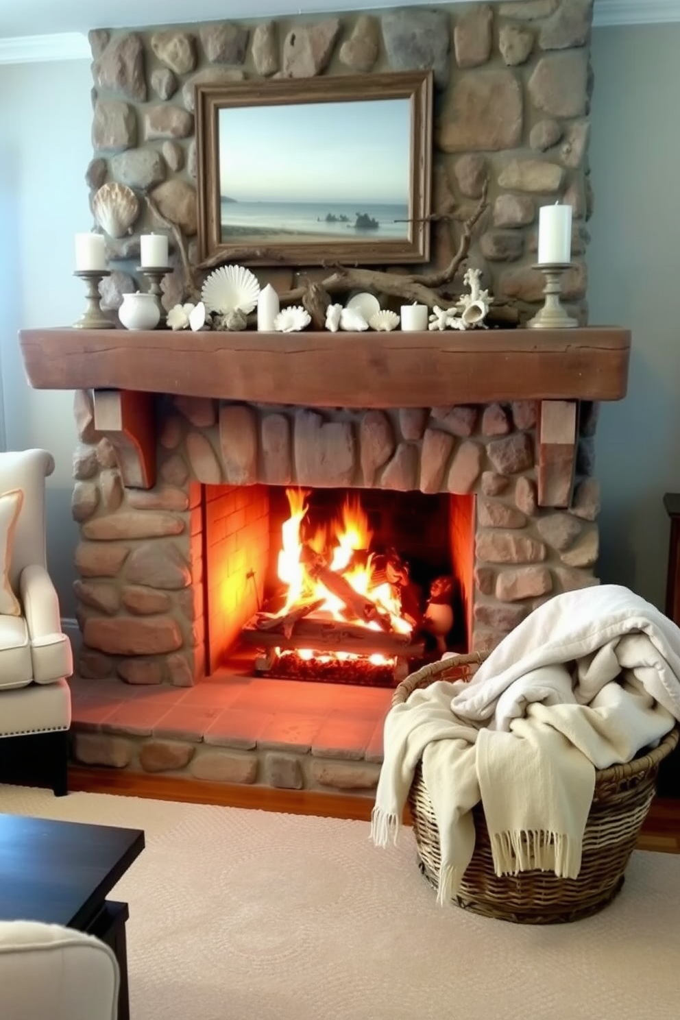 Summer Fireplace Decorating Ideas 2