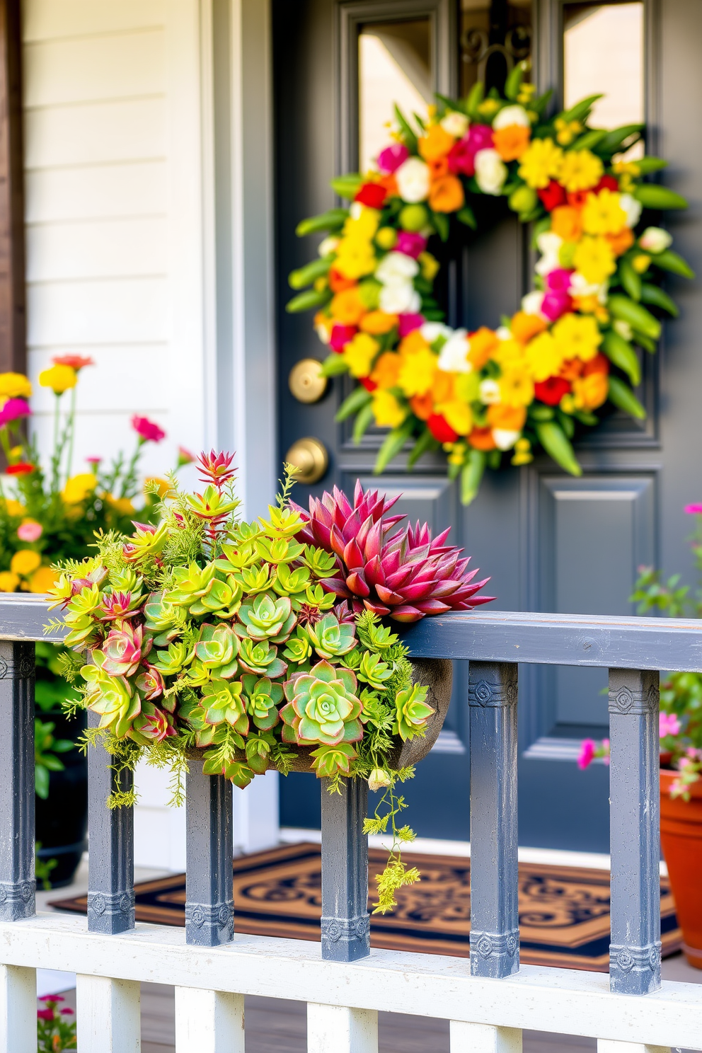 Summer Front Door Decorating Ideas 11