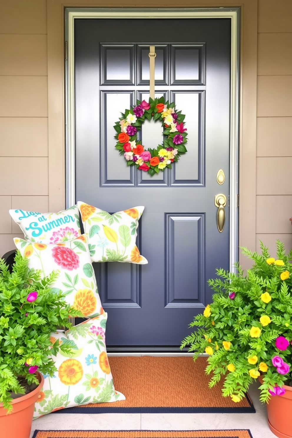 Summer Front Door Decorating Ideas 21