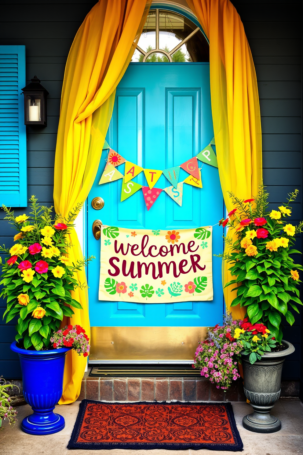 Summer Front Door Decorating Ideas 24